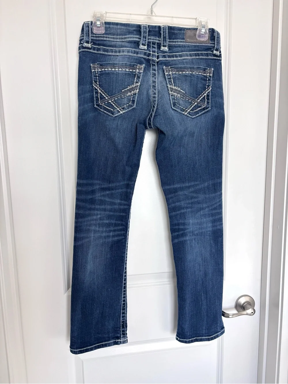 BKE Sabrina Bootcut Jeans size 27 Medium Wash Stretch Low Rise Y2K  Denim